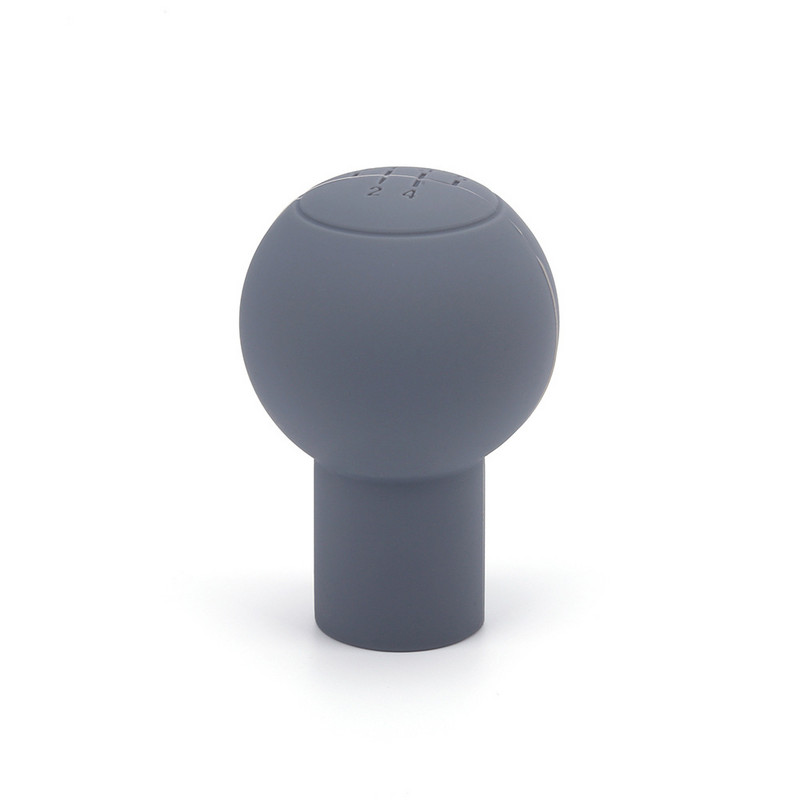 Buton schimbător rotund din silicon pentru mașină nouă Capac pentru buton schimbător manual automat anti-alunecare Buton schimbător carcasă de protecție exterioară