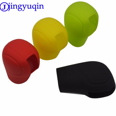 jingyuqin 5 Color Popular Universal Interior Decoration Gear Shift Collars Silicone Head Shift Knob Cover Case Handbra for Car