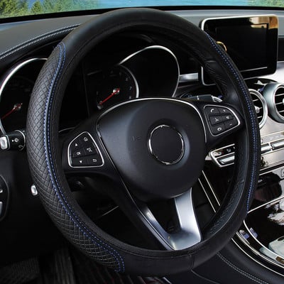 Autó kormánykerék burkolat zsinór Univerzális Auto Styling belső dinamikus szálas bőr autó SUV kormánykerék védő dekoráció