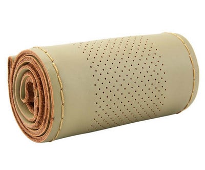 Καλύμματα τιμονιού αυτοκινήτου Πλεξούδα DIY 38cm από μαλακό τεχνητό δέρμα Καλύμματα αυτοκινήτου αυτοκινήτου με βελόνα και κλωστή Αξεσουάρ αυτοκινήτου