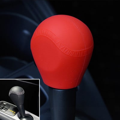 Silikónový kryt radiacej hlavice, kryt hlavy radiacej páky, protišmykový kryt ručnej brzdy, puzdro na kľúč od ručnej brzdy pre Benz Smart Fortwo 07-17