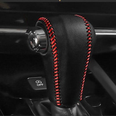 Capac de protecție din piele pentru butonul de schimbare a capului de mașină pentru Honda Vezel HRV HR-V 2014 - 2020 AT Huse de protecție pentru gulere de schimbare a vitezelor