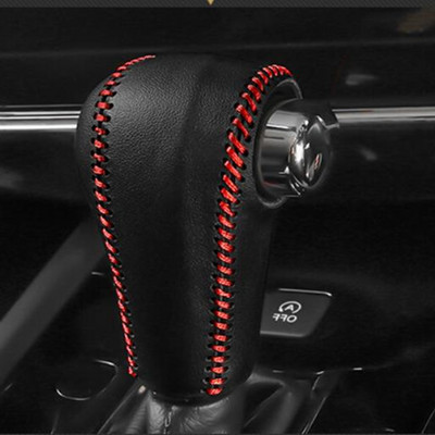 Capac de protecție din piele pentru butonul de schimbare a capului de mașină pentru Honda Vezel HRV HR-V 2014 - 2020 AT Huse de protecție pentru gulere de schimbare a vitezelor