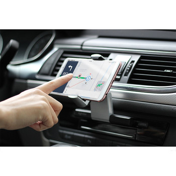 2021 Νέο Σχέδιο κράματος αλουμινίου Στήριγμα αυτοκινήτου για κινητά τηλέφωνα Στήριγμα θύρας CD Universal περιστρεφόμενο 360 μοιρών βραχίονα χρήσης πολλαπλών γωνιών