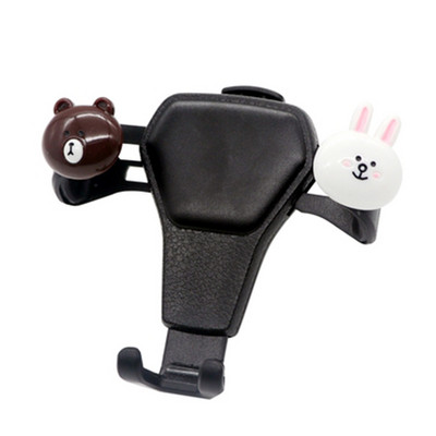 Gravity autós tartó telefonhoz Air Vent Clip rögzíthető mobil cellás állvány okostelefonhoz GPS támogatás iPhone 13 12 Xiaomi Samsung telefonhoz