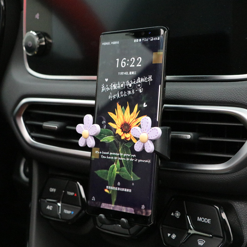 Gravity autós tartó telefonhoz Air Vent Clip rögzíthető mobil cellás állvány okostelefonhoz GPS támogatás iPhone 13 12 Xiaomi Samsung telefonhoz