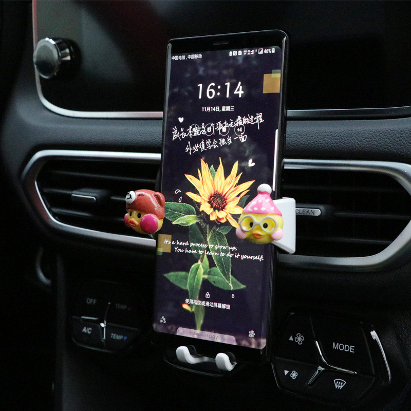 Gravity autós tartó telefonhoz Air Vent Clip rögzíthető mobil cellás állvány okostelefonhoz GPS támogatás iPhone 13 12 Xiaomi Samsung telefonhoz