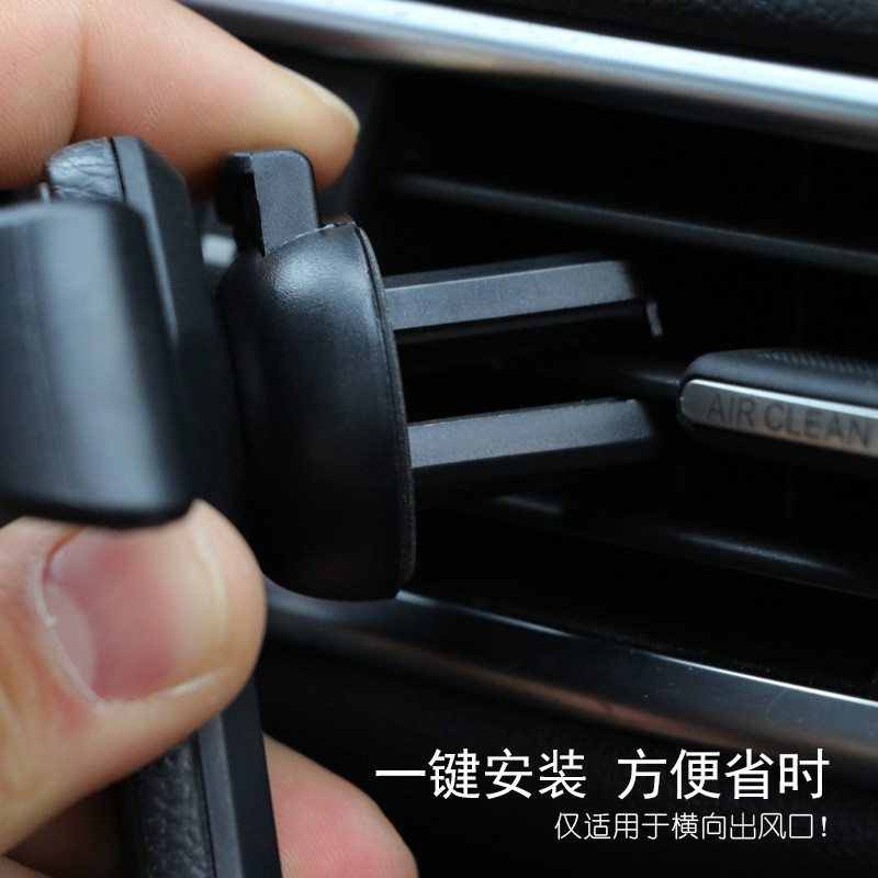 Gravity autós tartó telefonhoz Air Vent Clip rögzíthető mobil cellás állvány okostelefonhoz GPS támogatás iPhone 13 12 Xiaomi Samsung telefonhoz
