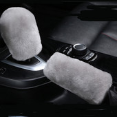 Téli plüss szőrme autó kézifék burkolat váltó gomb burkolat Audi all series Q3 Q5 SQ5 Q7 A1 A3 S3 A4 A4L A6L A7 S6 S7 A8 S4 RS4