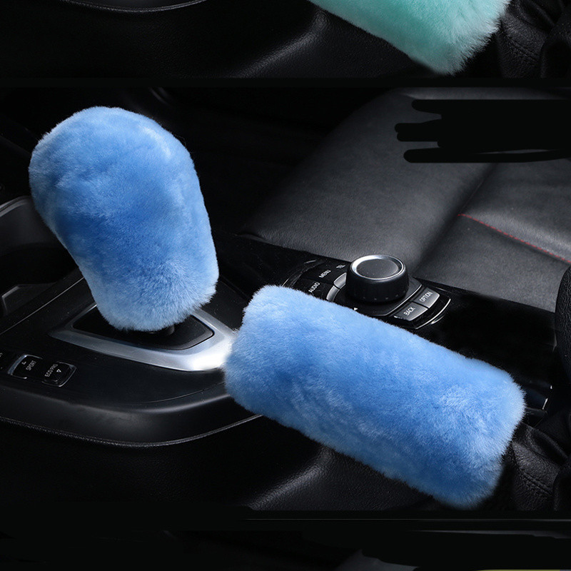 Téli plüss szőrme autó kézifék burkolat váltó gomb burkolat Audi all series Q3 Q5 SQ5 Q7 A1 A3 S3 A4 A4L A6L A7 S6 S7 A8 S4 RS4