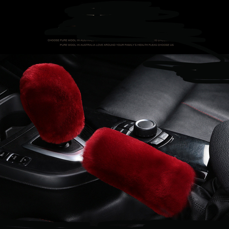 Téli plüss szőrme autó kézifék burkolat váltó gomb burkolat Audi all series Q3 Q5 SQ5 Q7 A1 A3 S3 A4 A4L A6L A7 S6 S7 A8 S4 RS4