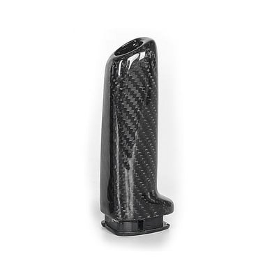 Acoperire pentru mânere frână de mână mașină din fibră de carbon reală Decorație interioară Stil de înlocuire a mașinii pentru Bmw E46 E90 E92 E60 E39 F30 F34 F10 F20