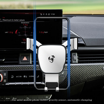 Βάση τηλεφώνου αυτοκινήτου Universal Lazy Mobile Phone Clip Πόρπη εξόδου αέρα για Abarth 500 Stilo Ducato Palio Bravo Doblo Car Styling