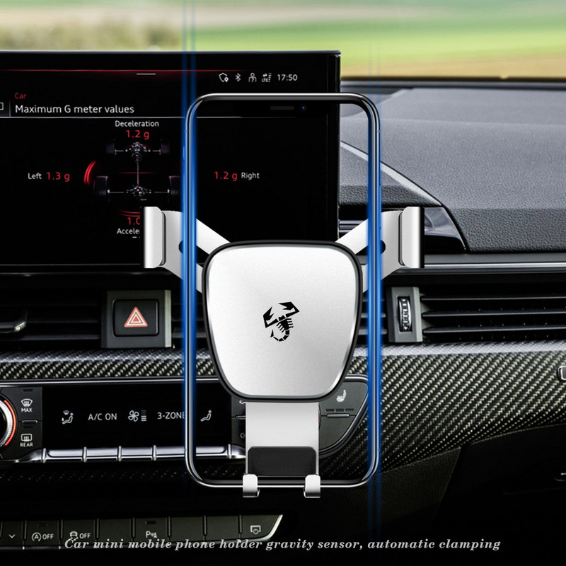 Univerzális autós telefontartó Lazy mobiltelefon klip légkimeneti csat Abarth 500 Stilo Ducato Palio Bravo Doblo Car Stylinghez