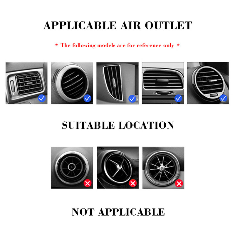 Univerzális autós telefontartó Lazy mobiltelefon klip légkimeneti csat Abarth 500 Stilo Ducato Palio Bravo Doblo Car Stylinghez