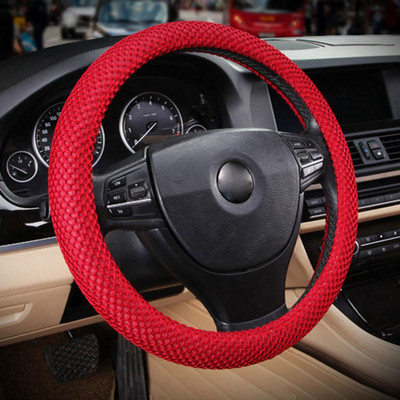 1 kom. Ice Silk navlaka za volan, univerzalna za 38 CM, otporna na habanje, protuklizna dodatna oprema za automobil, bez unutarnjeg prstena