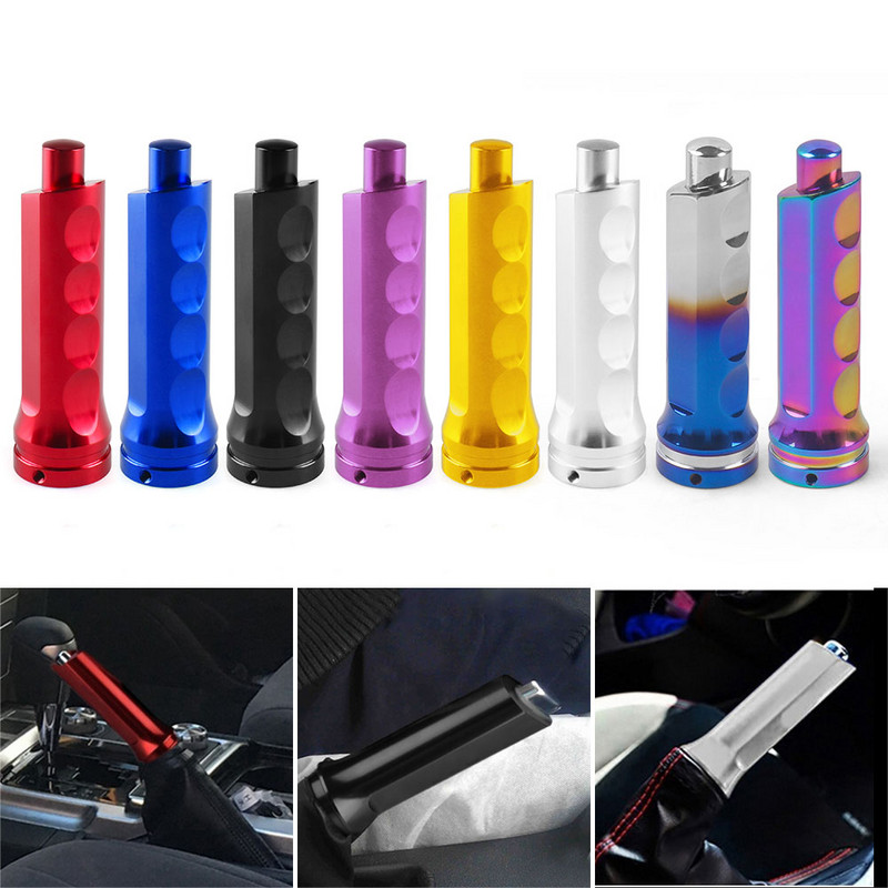 Manșon de frână de mână din aluminiu pentru mașină auto, mâner frână de mână capac de protecție de mână 1BUC