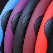 Κάλυμμα τιμονιού αυτοκινήτου 38cm Πλεξούδα αυτοκινήτου στο τιμόνι στη θήκη του καλύμματος τιμονιού Funda Volante Universal Car Accessories