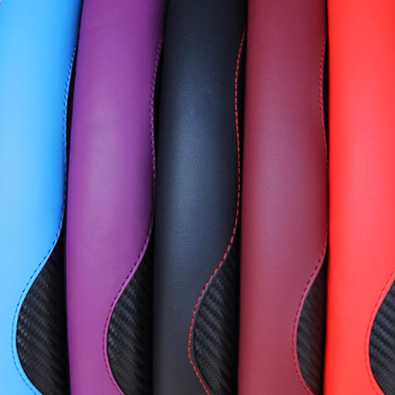 Κάλυμμα τιμονιού αυτοκινήτου 38cm Πλεξούδα αυτοκινήτου στο τιμόνι στη θήκη του καλύμματος τιμονιού Funda Volante Universal Car Accessories