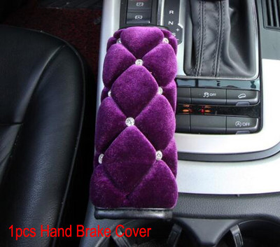 Preslatki crtani dijamantni plišani poklopac ručice mjenjača automobila Kristalni poklopac ručne kočnice Navlaka automatskog mjenjača Stilski dodaci za interijer