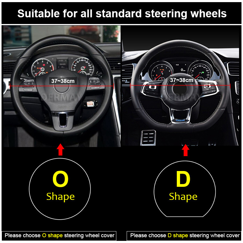 Autó kormánykerék csúszásmentes VW Golf Polo Beetle CC Scirocco Sagitar SANTANA Jetta Passat Tiguan MAGOTAN teljes sorozathoz