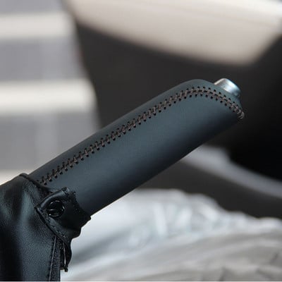 Yuji-Hong autós kézifék védőtok a Mazda CX-5 2013-2014 Mazda 3 Axela 2014-2017 autó valódi bőr burkolatához
