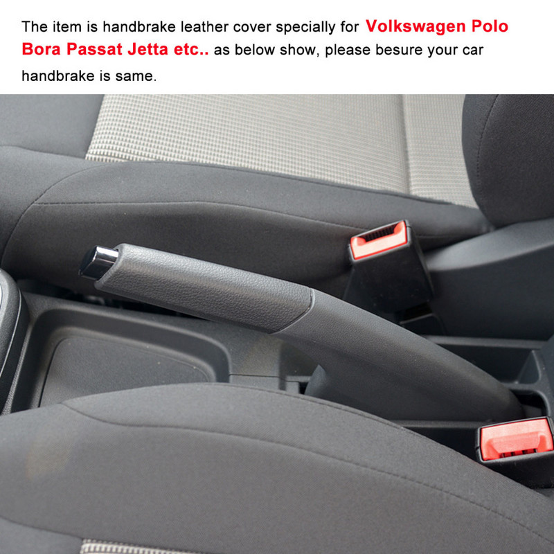 PONSNY autó kézifék burkolat Volkswagen VW BORA POLO SANTANA autó valódi bőr kézifék markolat burkolat