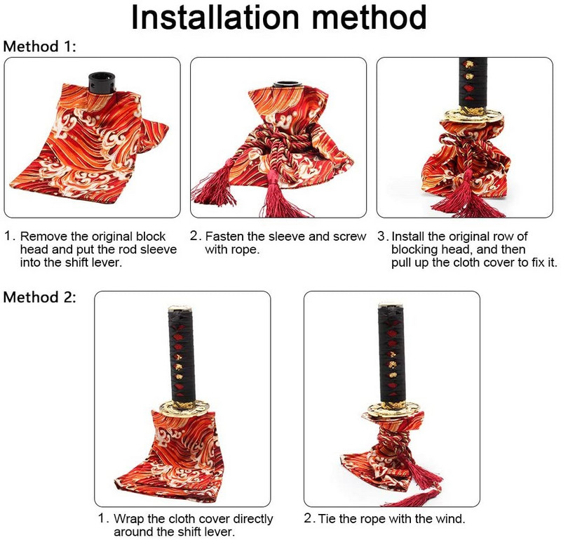 Univerzalni JDM Samurai mjenjač Dekorativni dijelovi zupčanika Ručica prtljažnika Racing Ručica mjenjača Ovratnici Poklopac Dodaci za automobile