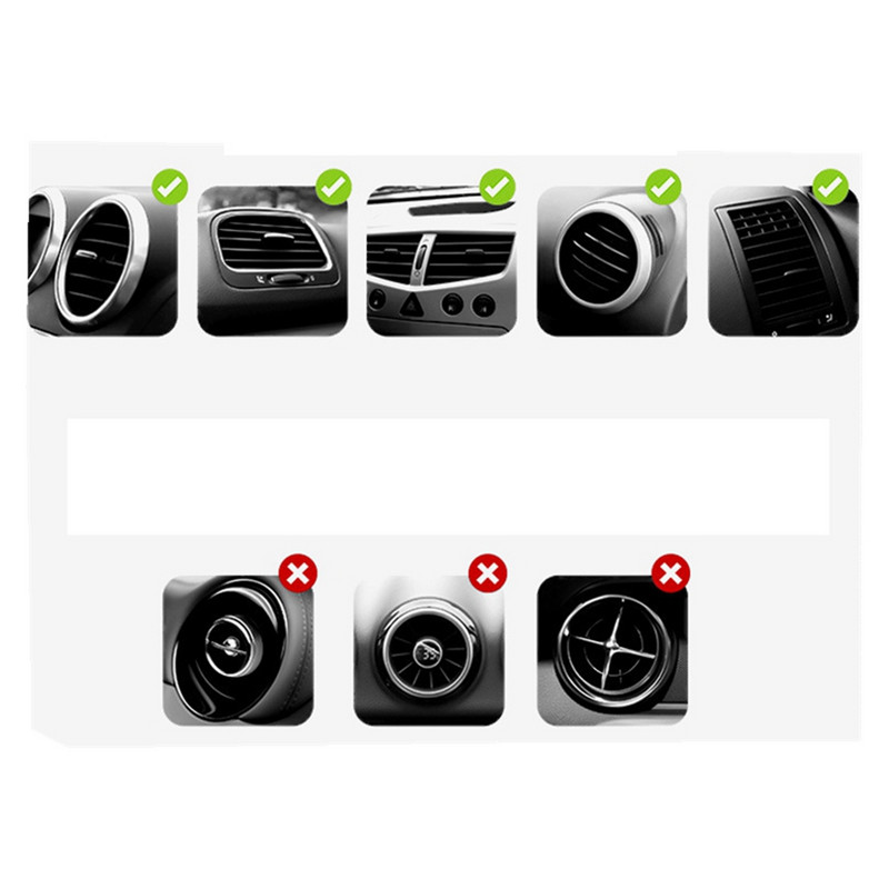 Držiak do auta Gravity pre držiak mobilného telefónu, klip do vetracieho otvoru do auta, stojan, podpora GPS pre mobilný telefón pre iPhone 11 12 Samsung Huawei