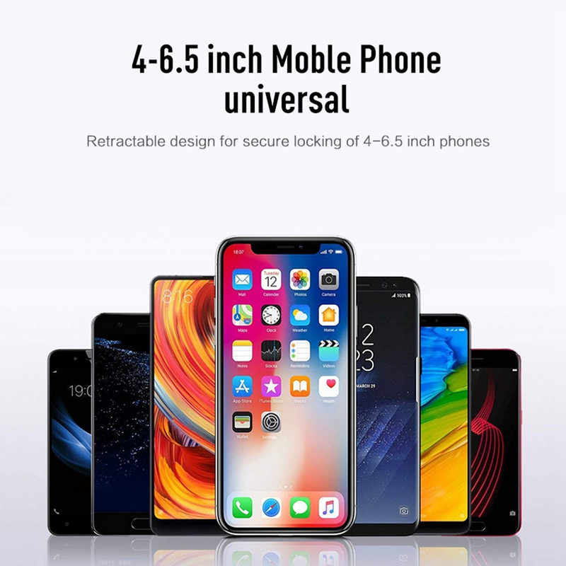 Držiak do auta Gravity pre držiak mobilného telefónu, klip do vetracieho otvoru do auta, stojan, podpora GPS pre mobilný telefón pre iPhone 11 12 Samsung Huawei