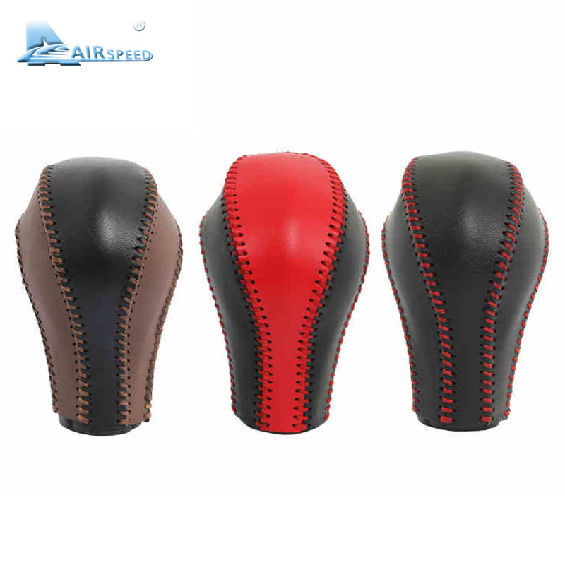 Kožený poťah radiacej páky AIRSPEED z hovädzej kože, ručne šitý, pre Infiniti QX50 QX70 QX80 EX FX35 37 G37, doplnky do interiéru