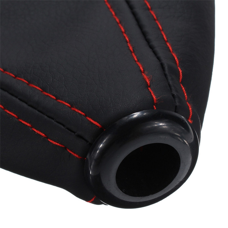PVC Universal din piele PU Guler de schimbare a vitezelor pentru mașină Fibră de carbon Auto Auto Stick manual Buton schimbător de viteze Gear capac pentru cizme