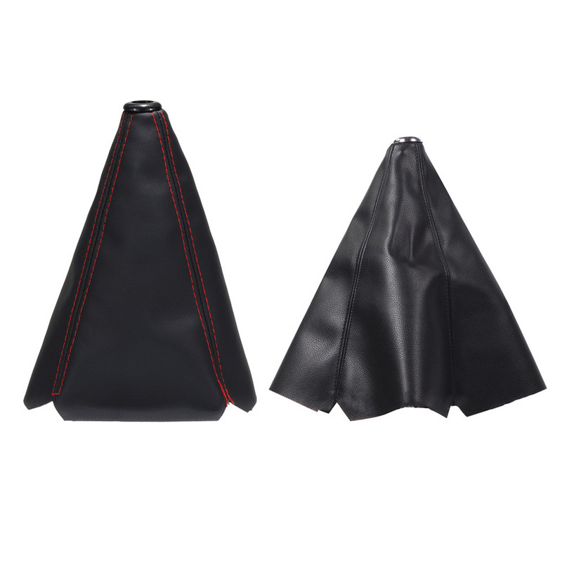 PVC Universal din piele PU Guler de schimbare a vitezelor pentru mașină Fibră de carbon Auto Auto Stick manual Buton schimbător de viteze Gear capac pentru cizme