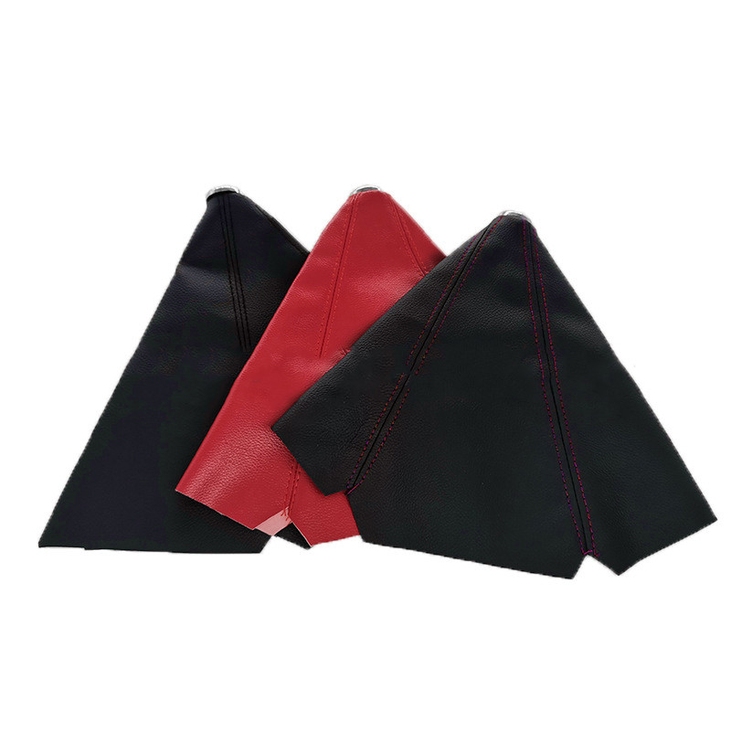 Shift Boot PU bőr autó sebességváltó nyakörvek Carbon Fiber Auto Car Manual Stick váltó gomb Sebességváltó Csomagvédő védőnadrág
