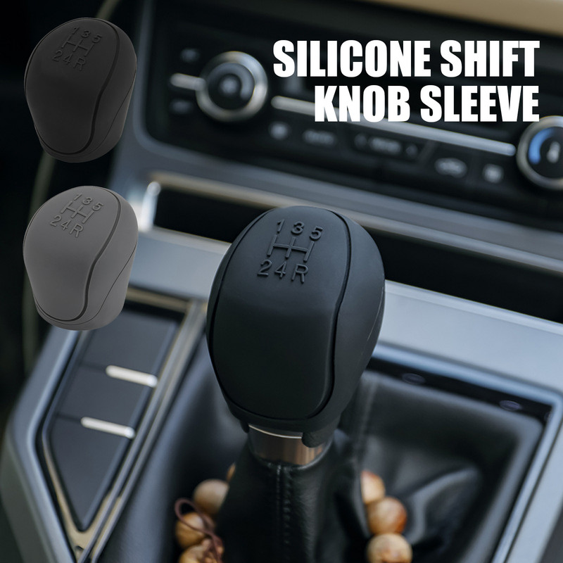 Capac buton schimbător de viteze din silicon Husă pentru mâner cu mâner antiderapant Automobile Gulerele pentru schimbarea vitezelor Accesorii auto Interior