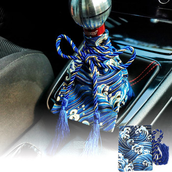 Универсални автомобилни аксесоари Стил на модел Платно Катана Капак на копчето за скоростния лост Прахозащитно покритие Racing Samurai Sword Яки на копчето за превключване
