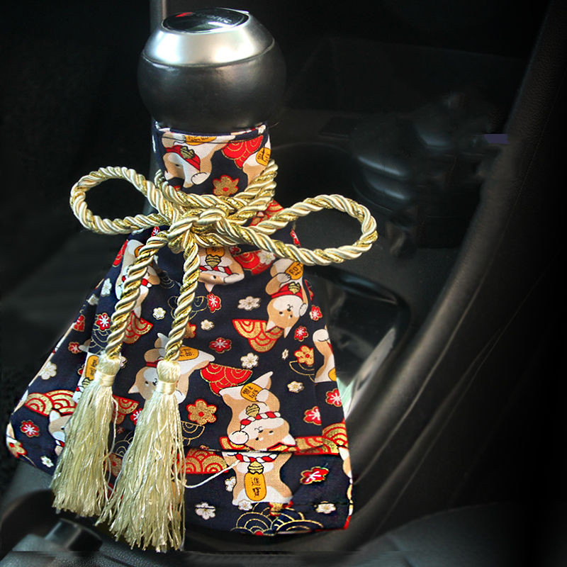 Accesorii universale pentru mașină, stil tip pânză, Katana, manetă de schimbător, capac pentru buton, capac de praf, sabia de samurai de curse, guler pentru buton de schimbare