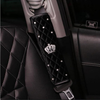 Χειμερινό μαλακό βελούδινο κάλυμμα ταχυτήτων αυτοκινήτου Crystal Crown Κάλυμμα αυτόματου χειρόφρενου Κάλυμμα επιλογέα ταχυτήτων Styling Αξεσουάρ εσωτερικού αυτοκινήτου