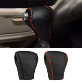 Bőr autó sebességváltó gomb fejvédő nyakörvek tok Kia Sportage R Cerato K3 K5 Sorento 2011 2012 2013 2014 2015 tartozékokhoz