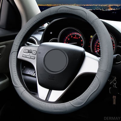 Bőr autó kormánykerék burkolat Mazda 2 3 Mazda 6 Axela Atenza CX-3 CX-4 CX5 CX-7 CX-9 2000-2020 autótartozékokhoz