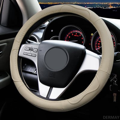 Bőr autó kormánykerék burkolat Mazda 2 3 Mazda 6 Axela Atenza CX-3 CX-4 CX5 CX-7 CX-9 2000-2020 autótartozékokhoz