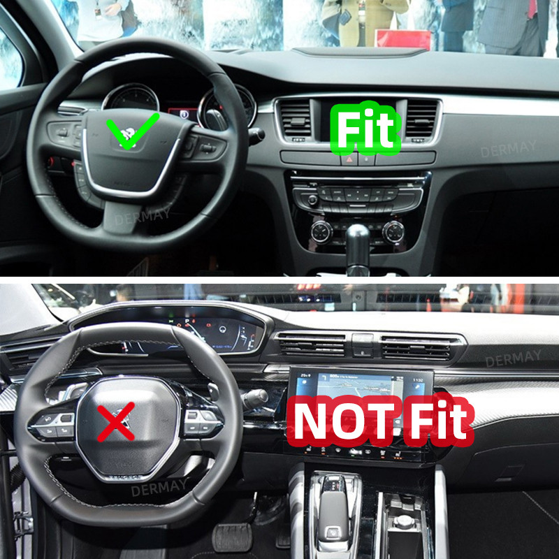 skirtas Peugeot 508 2010~2016 508 I SW DERMAY Automobilio vairo dangtis Masažas Neslystantis Padidinti Trintį Auto Priedai Salonas