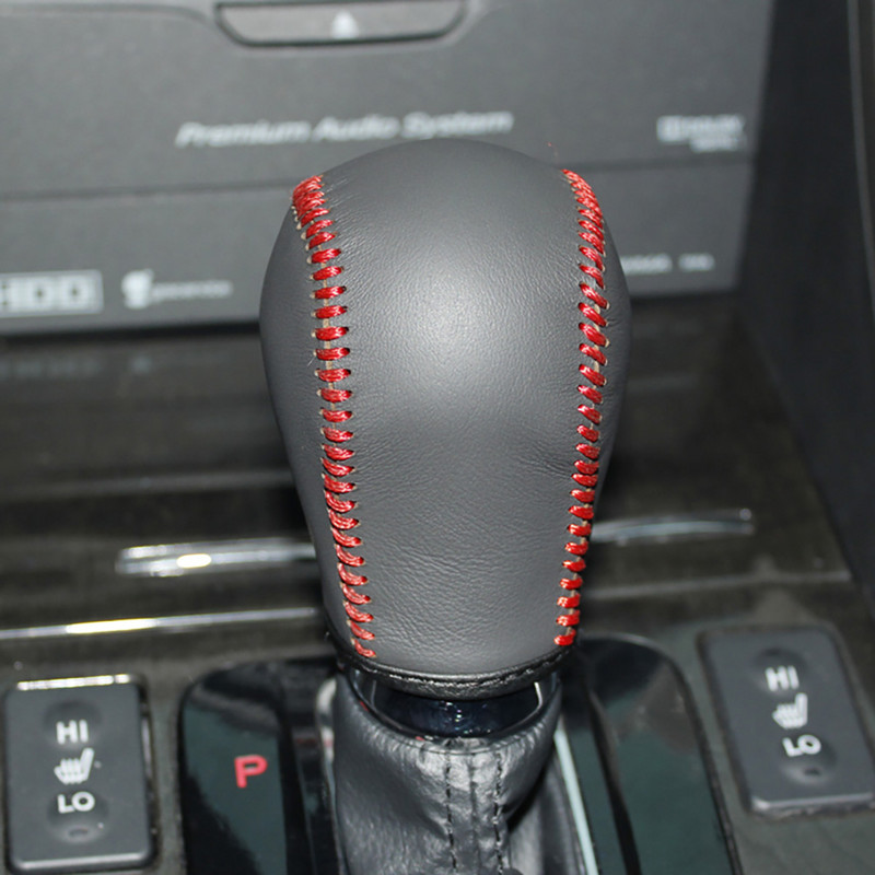 Yuji-Hong valódi bőr borítású tok Honda Spirior Accord 2008-2015 valódi bőr kézifék automata sebességváltó burkolatához