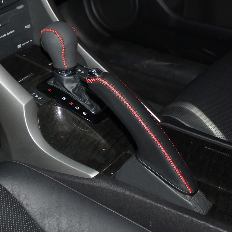 Yuji-Hong valódi bőr borítású tok Honda Spirior Accord 2008-2015 valódi bőr kézifék automata sebességváltó burkolatához