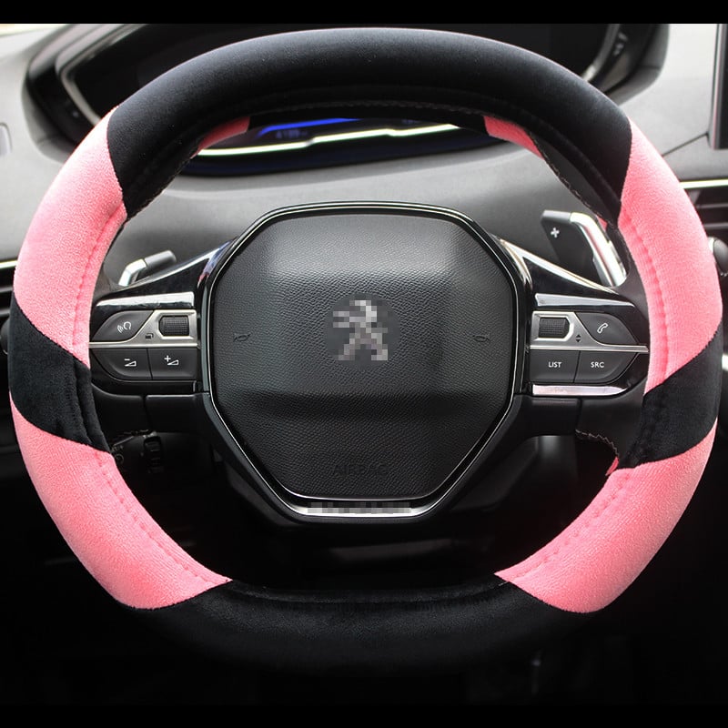 Téli plüss autó kormány burkolat Peugeot 3008 4008 5008 Autó Tartozékok belső Coche
