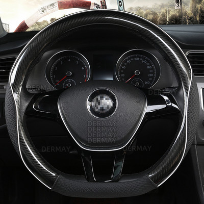 D alakú O alakú autó kormánykerék burkolat csúszásmentes POLO GOLF 7 Scirocco Suzuki Swift Nissan Rogue kiváló minőség