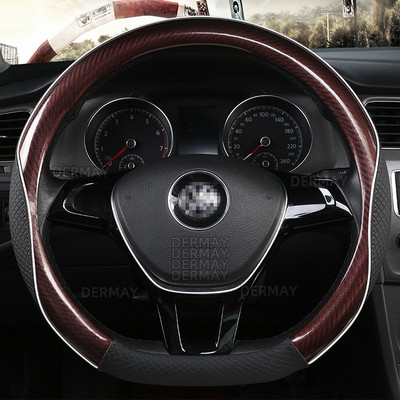 D alakú O alakú autó kormánykerék burkolat csúszásmentes POLO GOLF 7 Scirocco Suzuki Swift Nissan Rogue kiváló minőség