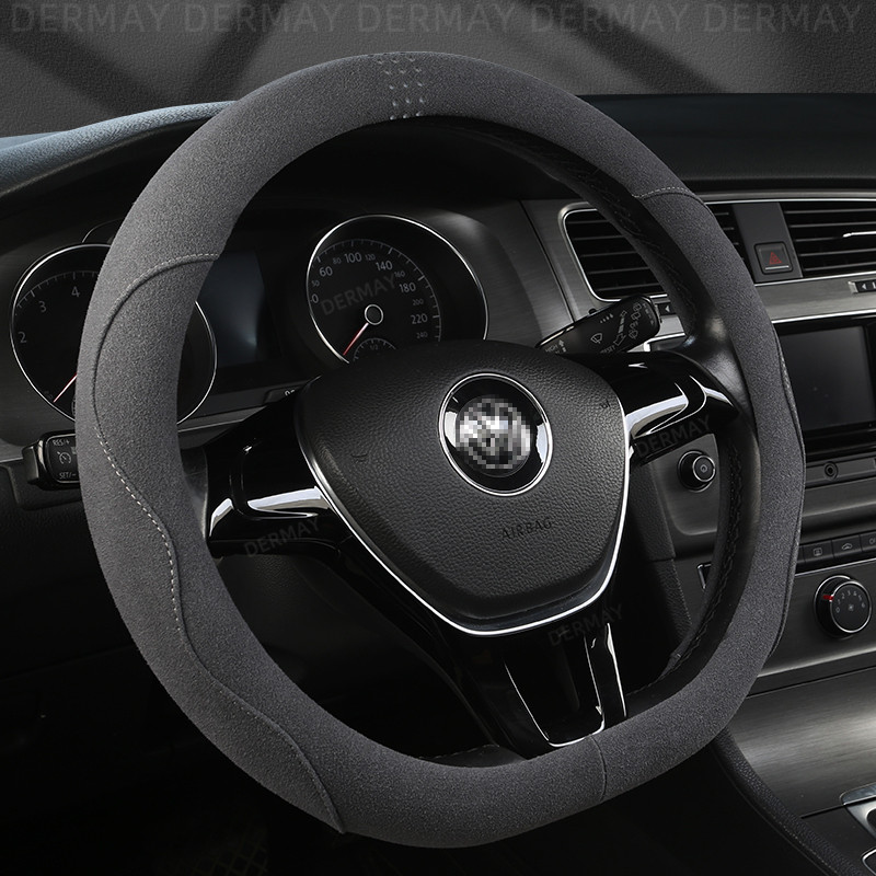 DERMAY autó kormánykerék burkolat Volkswagen VW Touran Golf Touran Auto Accesorioshoz