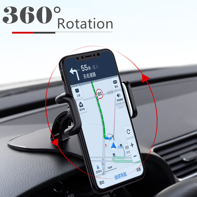 Műszerfali autós telefontartó Easy Clip rögzíthető állvány GPS kijelző konzol autós tartó támogatás iPhone 8 X Samsung XiaoMi készülékhez