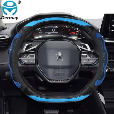 Új Peugeot 208 e208 2020 2021 2022 autóhoz kormánykerék burkolat szilikagél 3D csúszásmentes autótartozékok belső tér